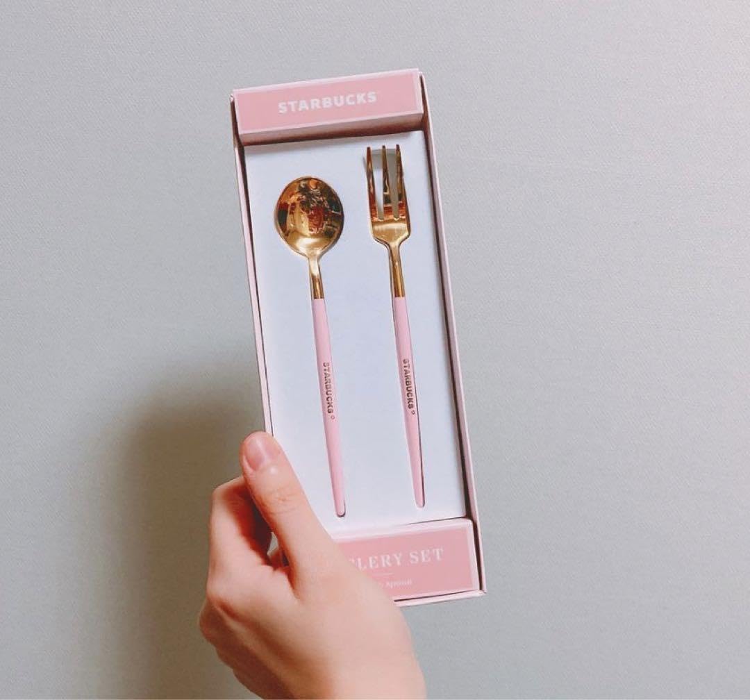 桜♥︎スターバックス カトラリーセット 食器セット 日本未発売